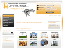 Tablet Screenshot of immobilienborger.at